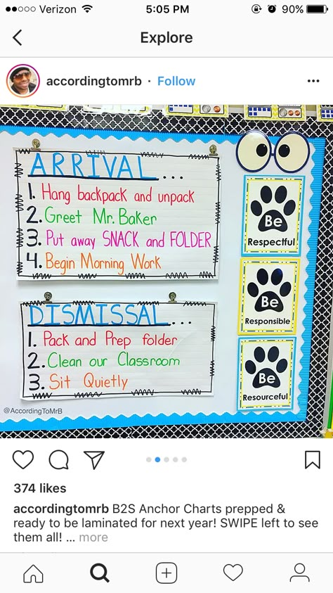 Arrival and dismissal directions anchor chart Classroom Bulletin Board, Classroom Anchor Charts, Classroom Procedures, Classroom Behavior Management, Elementary Classroom Decor, Classroom Routines, 5th Grade Classroom, 4th Grade Classroom, 3rd Grade Classroom