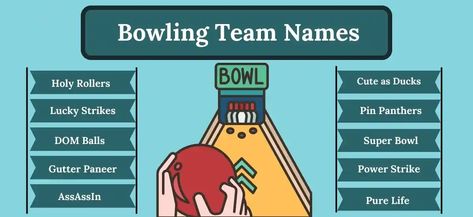 As I sat at the local bowling alley with my friends, we decided that we needed a team name for our weekly league. Being the creative one of the group, they turned to me for suggestions. I thought for a moment and suggested “The Strike Squad,” but my friends weren’t impressed. They wanted something more ... Read more The post 79+ Bowling Team Names That Will Strike Your Competition Out appeared first on Good Name. Bowling League Names, Bowling Team Names, Bowling League, Bowling Team, Bowling Alley, With My Friends, Team Name, Team Names, Cool Names