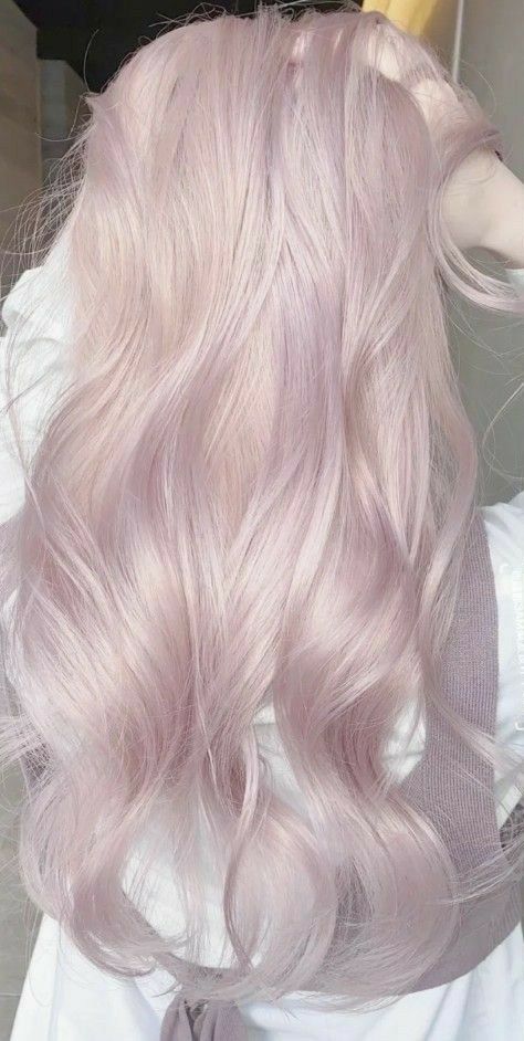 Periwinkle Blonde Hair, Hair Asian, Korean Hair Color, Cute Hair Colors, Pastel Pink Hair, Dyed Hair Inspiration, Hair Color Pastel, Pretty Hair Color, Penteado Cabelo Curto