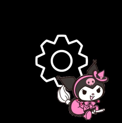 Cute Kuromi Icons For Apps, Kuromi Phone Icons, Cute Kuromi Icon, Kuromi Themed App Icons, App Icons Kuromi, Icons De Kuromi, Kuromi Icons Aesthetic, Kuromi Aesthetic Icon, Kuromi App Icons