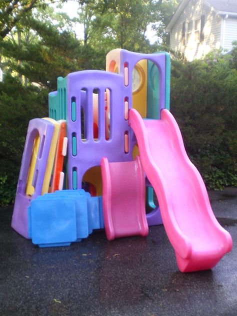 LITTLE TIKES HUGE OUTDOOR PLAYGROUND WITH TUNNELS & SLIDES, USED, GOOD Backyard Water Parks, Toddler Playground, Playground Toys, Halloween Costume Toddler Girl, Playset Outdoor, Backyard Playground, Little Tikes, Backyard For Kids, Outdoor Playground