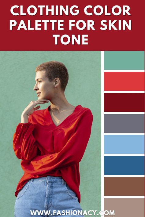 Clothing Color Palette For Skin Tone How To Dress For My Skin Tone, Color Palette For Neutral Undertone, Color For Skin Tone Charts, Colors That Look Good On Dark Skin, Best Colours For Brown Skin, Colors For Dark Skin Clothes, Cool Skin Tone Color Palette, Color Palette For Olive Skin Tone, Clothing Color For Skin Tone