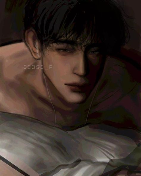 Semi-realistic IbisPaintX male art Semi Realism Male, Semi Realism Art, Shadow Study, Semi Realism, Semi Realistic, Realism Painting, Tan Guys, Realism Art, September 16