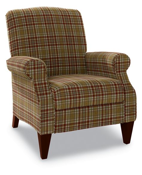 Tartan Chair, Recovering Chairs, High Leg Recliner, Rustic Cottage Decor, Reclining Chair, La Z Boy, Country Living Room, Rustic Cottage, Country Furniture