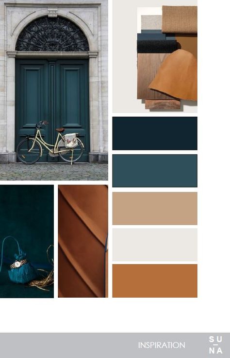 Potential colour scheme with lighter blues and darker wood substitutes Colours That Go With Dark Teal, Blue And Wood Colour Palette, Navy Tan Color Palette, Blue Brown Living Room Color Scheme, Colour Palette With Dark Blue, Color Scheme Navy Blue, Tan Pallete Color, Dark Blue Palette Colour Schemes, Teal And Tan Living Room