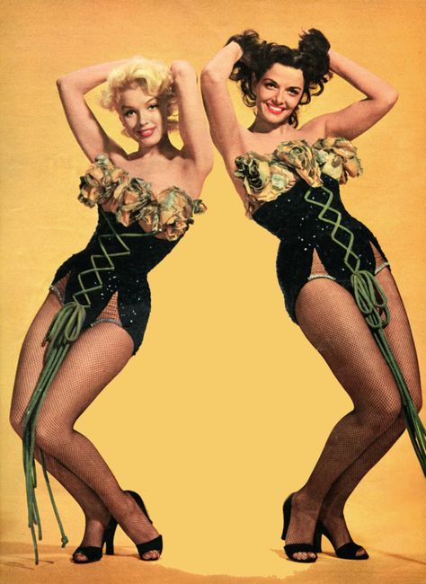 https://flic.kr/p/b5LiWK | Marilyn MONROE & Jane RUSSELL | Stars -  Happy New Year, 2012 Howard Hughes, Jane Russell, Joe Dimaggio, Gentlemen Prefer Blondes, Norma Jean, Norma Jeane, James Dean, 20th Century Fox, Jairzinho