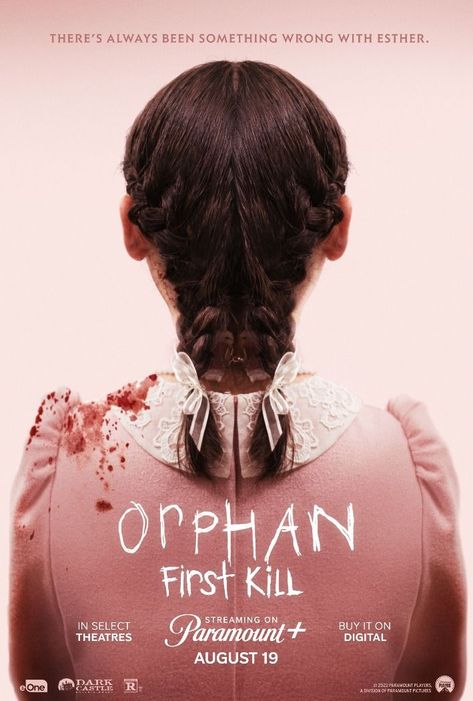 Orphan: First Kill Orphan First Kill, Orphan Movie, First Kill, Film Thriller, Jason Bourne, Julia Stiles, Charlotte Mckinney, The Hunger Games, Paramount Pictures