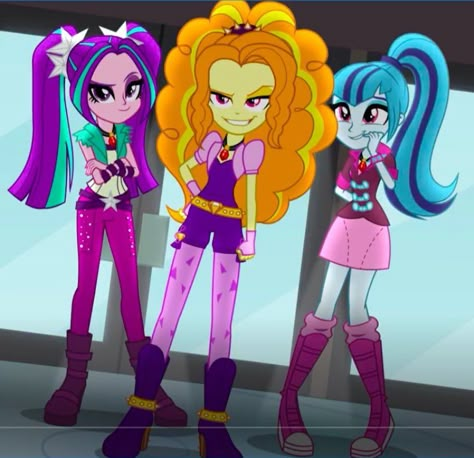 Disney Duos, Trio Costumes, Trio Halloween Costumes, The Dazzling, Pretty Halloween, Equestria Girl, Canvas Painting Tutorials, Mlp Equestria Girls, My Little Pony Characters