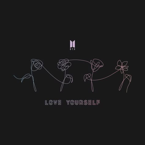 Love Yourself Wallpaper, Yourself Wallpaper, Love Yourself Album, Bts Wallpaper Desktop, Filipino Tattoos, Bts Tattoos, Bts Wallpaper Lyrics, Bts Love Yourself, Bts Drawings