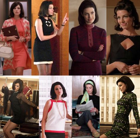 Megan Draper - The Style of The Women Of Mad Men | Retro Gran Megan Draper Style, Mad Men Fashion Women, Mad Men Costume, Megan Draper, Sally Draper, Peggy Olson, Period Romance, Mad Men Party, Jessica Pare