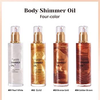 Illuminator Makeup, Glow Lotion, Shimmer Oil, Body Shimmer, Shimmer Body Oil, Gifts For Female Friends, Face Brightening, Bronze Makeup, Liquid Highlighter