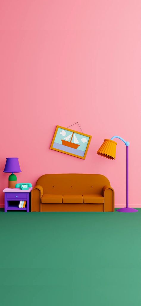 Sofa Back Wall Design, Sofa Back Wall, Back Wall Design, Wallpapers Home Decor, Cartoon Nature, Iphone 7 Plus Wallpaper, Comfort Sofa, Lego Wallpaper, Simpson Wallpaper Iphone