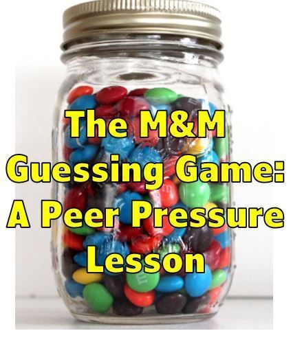 Feb 21, 2020 - Looking for an end of the year (or any time of the year) lesson on peer pressure? This lesson works for 4th grade and up. It’s an interactive no-fail lesson and I’m planning on doing it… M&m Bible Lesson, Peer Pressure Object Lesson, M&m Object Lesson, Bible Lessons For Teenagers Youth Groups, Peer Pressure Games, Bible Object Lessons For Youth, Girls Bible Study Activities, Sunday School Object Lessons For Kids, Peer Pressure Activities For Teens