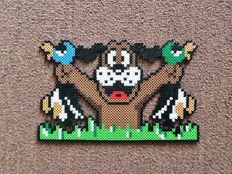 Duck Hunt, Nerd Crafts, Hama Beads Design, Diy Perler Bead Crafts, Perler Crafts, Bead Sprite, Hama Beads Patterns, Diy Perler Beads, Melting Beads