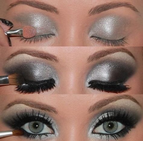 mary kay eye makeup tutorial | dramatic smokey eyes | Mary Kay / Make-up Grey Smokey Eye, Make Up Tutorials, Black Smokey Eye, Black Smokey, Makeup Advice, Smokey Eye Tutorial, Emo Makeup, Makijaż Smokey Eye, Beauty Tricks