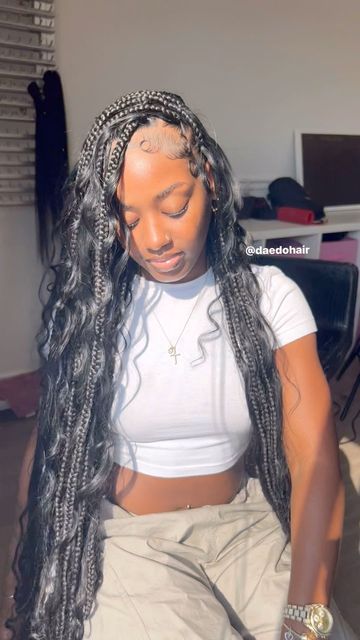 Daedohair on Instagram: "BOOKS OPEN Sept 4th-9th ❤️‍🔥❤️‍🔥 Bohemian Med/Large Thigh length Extra boho Bundles:link in bio ❣️YT:Daedohair ❣️$60 knotless course : link in bio #braids#atlbraids#mediumknotlessbraids#stitchbraids #mariettabohemianknotless#jumboknotlessbraids #atlknotlessclasses#atlantaknotless#knotlessstyles#mariettaknotless#atlknotless#atlknotlessclass#smyrnaknotless#atlknotlessbraids#knotlessbraids#atlknotlessbraids#atlknotless#atlbraids#smyrnabraids#mariettaknotless#atlbohemianknotless#feedins#mariettabraids #mariettabraider #atlbohemianknotless#atlbraids #atlbraider #jumboknotless#knotlessbraids#bohemianknotlss#atlknotlessbraids#daedohair" Med Large Boho Knotless Braids, Thigh Length Bohemian Knotless Braids, Bohemian Large Knotless Braids, Knotless Bohemian Braids Hairstyles, Med Boho Knotless Braids, Large Knotless Braids Hairstyles Boho, Med Large Knotless Braids, Large Knotless Braids Boho, Extra Boho Knotless Braids