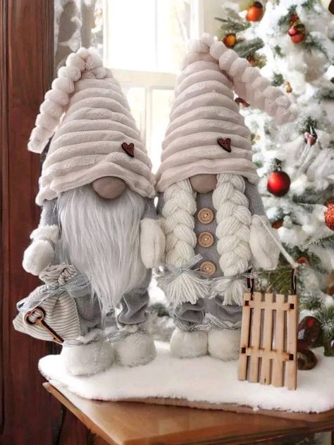 Gnomes Lovers | My Scandi gnomes, I have tutorial , write me and I I'll give it to you😁 | Facebook Diy Gnome Doll, Christmas Gnome Decor, Gnomes For Sale, Xmas Gnomes, Santa Gnomes, Winter Gnomes, Gnome Diy, Spring Gnomes, Crafty Hobbies