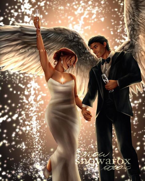 Wedding Drawings, Bryce And Hunt, Old Wedding, Sara J Maas, Nice Background, Wedding Drawing, Sarah J Maas Books, Crescent City, Throne Of Glass