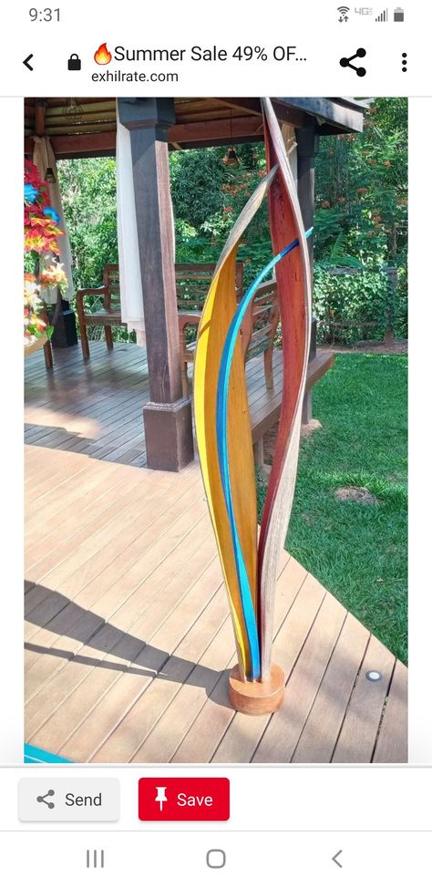 Palm Pods Ideas, Diy Palm Fronds, Palm Fronds Crafts, Palm Fronds Art, Painted Palm Fronds, Palm Tree Crafts, Going Out Of Business Sale, Palm Frond Art, Outdoor Garden Statues