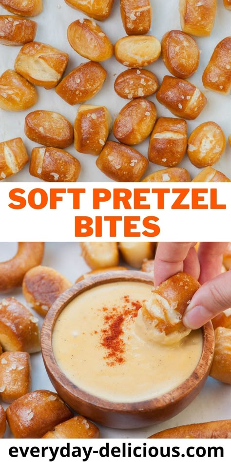 Homemade Pretzels Recipe, Soft Pretzel Bites, Pretzel Bites Recipes, Pretzel Recipe, Beer Cheese Dip, Homemade Pretzels, Homemade Soft Pretzels, Soft Pretzel, Pretzels Recipe