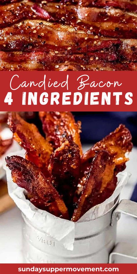 Million Dollar Bacon, Candied Bacon Recipe, Bacon Appetizers, Bacon Recipe, Best Appetizer Recipes, Candied Bacon, Brunch Menu, Bacon Recipes, Jam Recipes