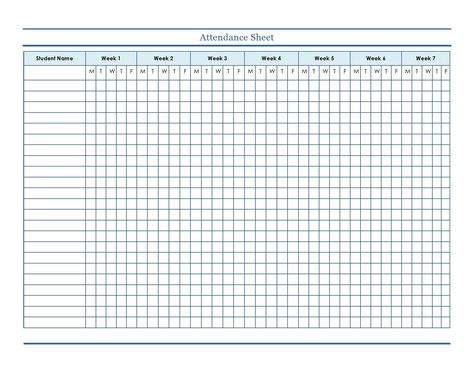 30 Printable Attendance Sheet Templates [Free] - TemplateArchive Attendance Sheet In Excel, Free Printable Christmas Labels, Attendance Sheets, Taking Attendance, Organization School, Attendance Chart, Christmas Printable Labels, Free Paper Printables, Student Of The Week