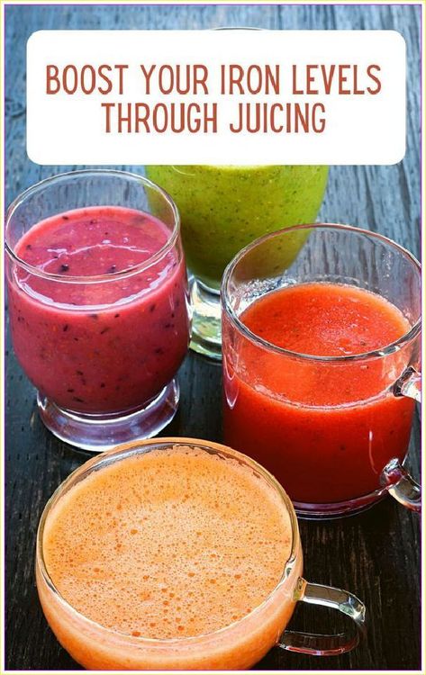 Iron Deficiency Diet, High Iron Smoothies, Iron Rich Smoothie Recipes, Iron Rich Fruits, Iron Rich Smoothie, Iron Diet, Increase Iron, Body Stretching, Detox Smoothies