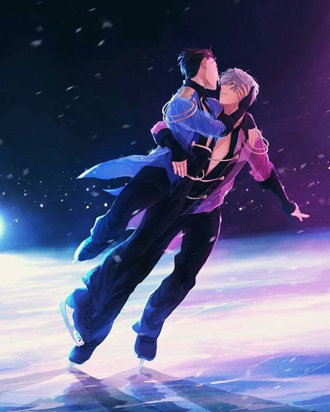 VICTUURI FANART!!!!!!!! :D Love On Ice, Yuri On Ice Comic, Katsuki Yuri, Born To Make History, Yuri Katsuki, Yuri Plisetsky, Ice Rink, Sports Anime, Yuri On Ice