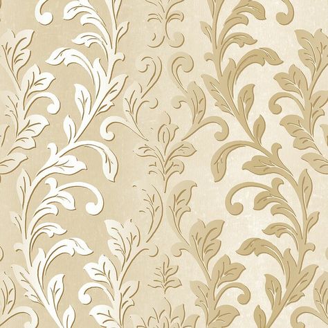 Gold Flamingo Carlos 32.7' L x 20.5" W Smooth Wallpaper Roll & Reviews | Wayfair Damask Wallpaper Living Room, Cream And Gold Wallpaper, Gold Textured Wallpaper, Pvc Ceiling Tiles, Tapete Gold, Embossed Wallpaper, W Wallpaper, Damask Wallpaper, Gold Wallpaper