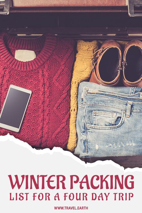 Winter Packing List, Winter Trip, Packing Essentials, Winter Packing, Short Trip, Winter Clothes, Packing List, Day Trip, To Tell