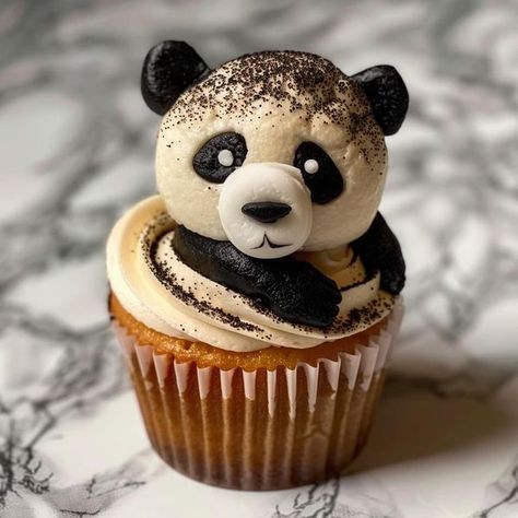 Panda Treats, Panda Cupcakes, Panda Cute, Cheesecake, Snacks, Quick Saves