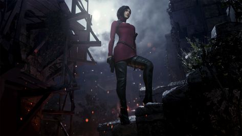 Evil Background, Resident Evil 1 Remake, Ada Resident Evil, Resident Evil Girl, Sporty Street Style, Business Attire Women, Resident Evil 4, Resident Evil Game, Resident Evil Leon