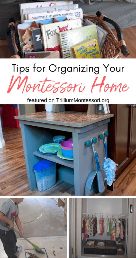 Montessori Set Up At Home, Montessori Cleaning Station, Easy Montessori At Home, Starting Montessori At Home, In Home Montessori Daycare, Montessori Schedule, Dollar Tree Montessori, Toddler Montessori, Montessori At Home