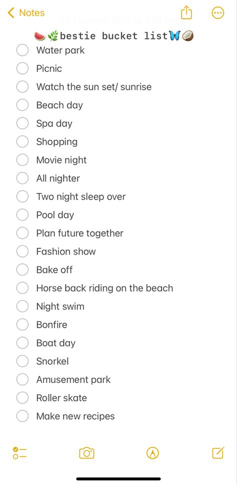 Best Friend To Do List, Sister Bucket List, Things To Do With Bestie Bucket Lists, Friend To Do List, Bestie Ideas Bucket Lists, Bucket List Ideas For Best Friends, Bucket List With Best Friend, Summer Bucket List For Best Friends, Best Friend Things To Do