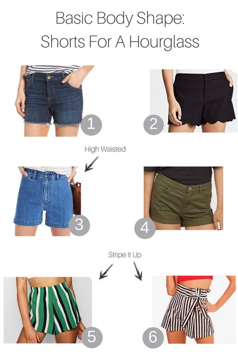 The Best Shorts for an Hourglass | The Fashionista Momma Summer Outfit Hourglass Shape, Shorts For Hourglass Shape, Hourglass Figure Summer Outfits, Summer Hourglass Outfits, Summer Outfits Hourglass Shape, Short Hourglass Figure Outfits, Curvy Hourglass Outfits, Clothes For Hourglass Shape, Hourglass Figure Outfits Casual