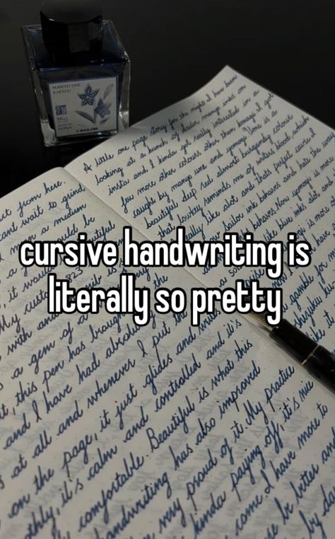 Handwriting Examples Cursive, How To Improve Cursive Handwriting, Handwriting Styles Cursive, Cursive Writing Aesthetic, Pretty Cursive Handwriting, How To Write In Cursive, Cursive Handwriting Aesthetic, Cursive Aesthetic, Fancy Writing Styles