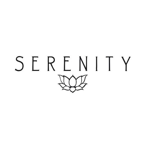 Serenity Tattoo Symbol, Serenity Logo, Serenity Tattoo, Cricut Pictures, Salon Names Ideas, Jeep Quotes, Mini Tattoo, Salon Names, Black Girls With Tattoos