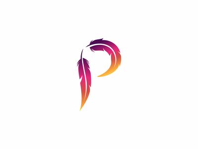 Parrot letter p Simple Logo Inspiration, P Letter Design, Letter R Tattoo, Name Design Art, P Logo Design, P Letter, Classy Lifestyle, Letter Images, Journal Diy