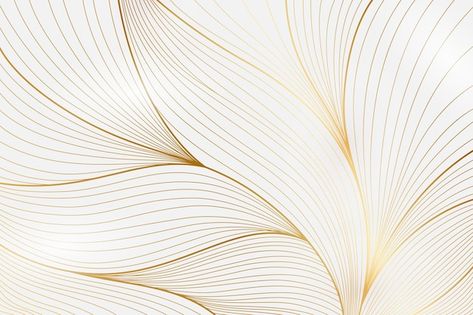 Gradient golden linear background | Free Vector #Freepik #freevector #background #gold #wallpaper #golden Gold Luxury Wallpaper, Scrapbook Vintage, Banner Web, Id Card Template, Luxury Background, Waves Wallpaper, Golden Pattern, Golden Leaves, Gold Background