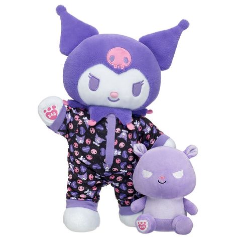 Sanrio Build A Bear, Kuromi Bedroom, Kuromi Things, Spooky Room, Purple Kuromi, Sanrio Plush, Cardboard Shipping Boxes, Build A Bear Workshop, Kawaii Items