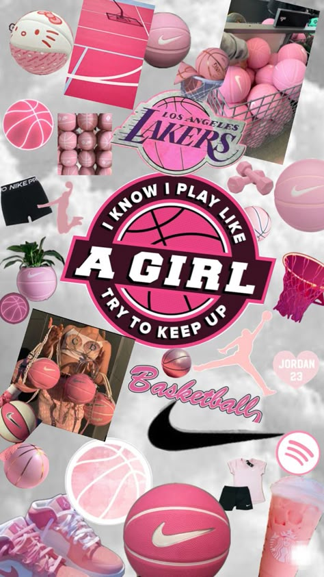 #pink #basketball #girly #gitnes #sport #barbie Athletic Wallpaper, Cool Basketball Wallpapers, Basketball Girl, Sports Wallpaper, Pink Basketball, Pretty Wallpaper Ipad, Pink Wallpaper Hello Kitty, Cute Images For Wallpaper, Iphone Wallpaper Cat