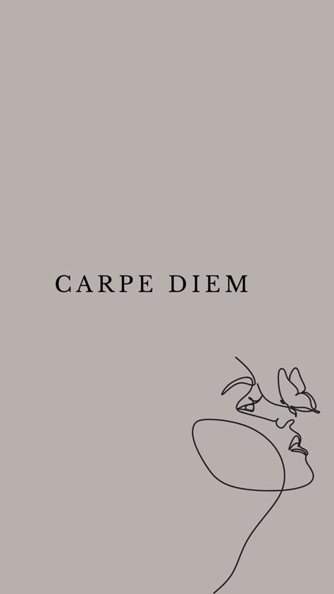 Beige Wallpaper With Quotes, Seize The Day Wallpaper, Carpe Diem Wallpaper Aesthetic, Minimalist Wallpaper Quotes, Latin Quotes Wallpaper, Minimalist Quote Wallpaper, Carpe Diem Aesthetic, Poet Wallpaper, Simple Wallpaper Minimalist