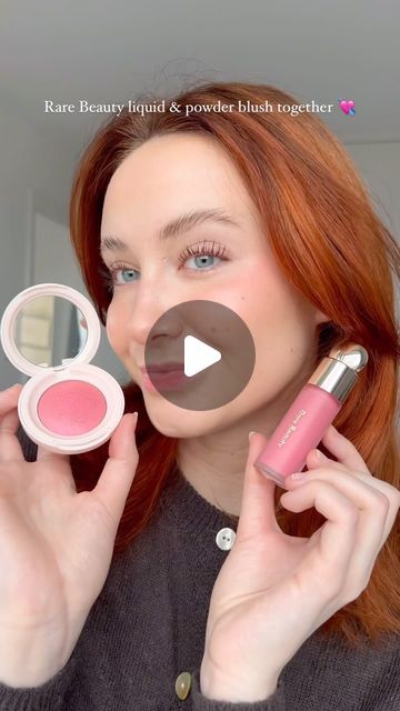 Annie Grace 🤍 on Instagram: "Rare Beauty Soft Pinch Liquid & Powder Blush together 💘

Products used:
@rarebeauty Soft Pinch Liquid Blush in Happy
@rarebeauty Soft Pinch Luminous Powder Blush in Happy
@rarebeauty Soft Pinch Blush Brush

Products purchased from @spacenk 🖤

#rarebeauty #rarebeautybyselenagomez #rarebeautyblush #makeup #makeuptutorial #makeuplook" Rare Beauty Soft Pinch Liquid Blush, Rare Beauty Powder Blush, Rare Beauty Happy Blush, How To Put On Blush, Rare Beauty Blush Happy, Rare Beauty Soft Pinch, Rare Beauty Blush, Soft Pinch Liquid Blush, Annie Grace