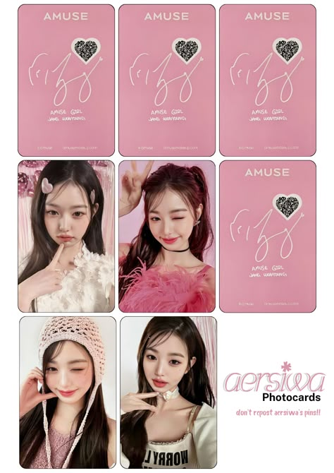 Kpop Photocards To Print, Wonyoung Photocard Printable, Kpop Pc Holder Template, Ive Pc Template, Kpop Diy Printable, Wonyoung Pc Template, Wonyoung Photocard Template, Kpop Photocards Printable, Wonyoung Pc