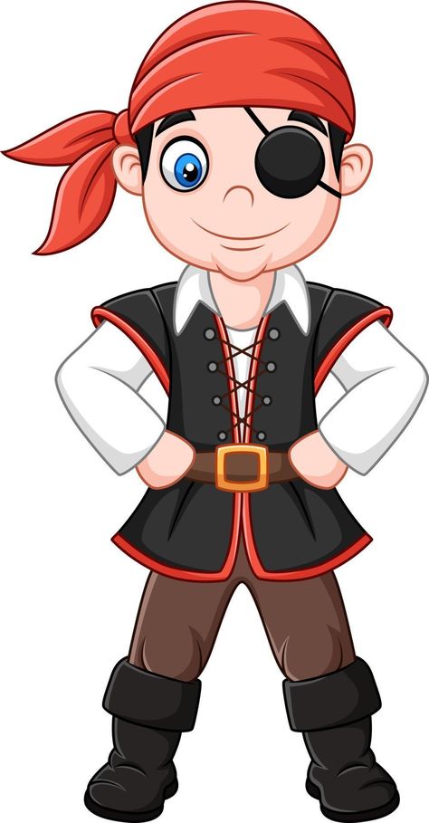 Cartoon captain pirate standing Cartoon Pirate, Pirate Cartoon, Disney Princes, The Cartoon, Camping Art, Bible School, Summer Art, Toddler Activities, Vector Art