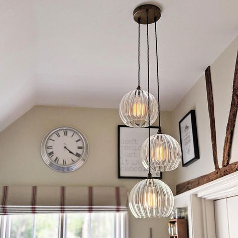 Glass Pendant Light Hallway, Pendant Hallway Lights, Hallway Hanging Lights, Large Chandelier High Ceilings, Stair Lighting Pendant, Staircase Pendant Lighting, Hallway Pendant Lighting, Cluster Pendant Light, Wooden Bead Chandelier