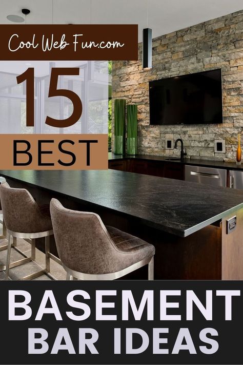 Cool Basement Bar Ideas, Simple Basement Bar Ideas, Basement Bar With Tv, Bar Designs For Home, Indoor Bars For Home, Bar Ideas For Home Basement, Diy Indoor Bar, Indoor Bar Ideas, Cool Bar Ideas