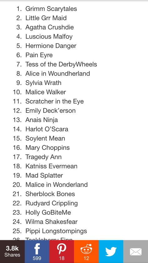 Literary Derby Names Roller Derby Names Generator, Roller Derby Names, Roller Derby Drills, Derby Names, Roller Skating Rink, Dresden Files, Derby Time, Roller Derby Girls, Cheap Hobbies