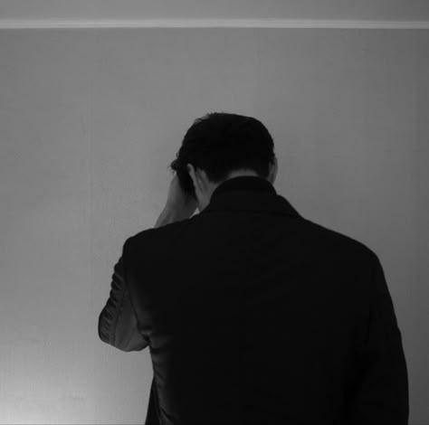 A Man, Wall, White