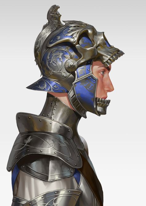 ArtStation - Practice, Mam BA Armor Side View, Armor Illustration, Armor Drawings, Armour Reference, Armor Ideas, Knights Helmet, Arte Robot, Design Practice, Knight Armor